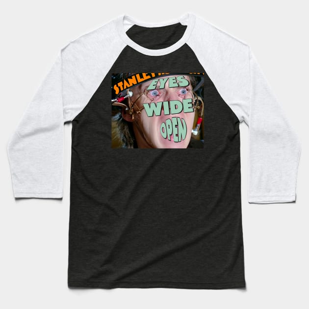 Eyes Wide Open Baseball T-Shirt by Unsanctioned Goods